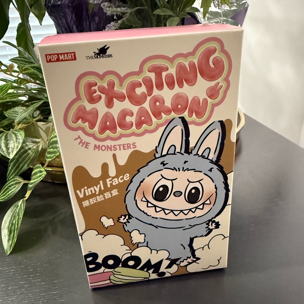 Exciting Macaron Vinyl Face Labubu 2025 Release-Soymilk